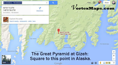 Alaska Pyramid map