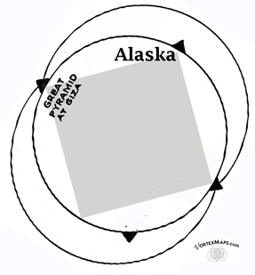 Alaska Pyramid map